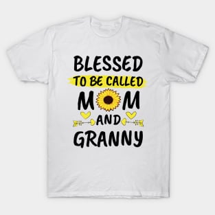 Blessed To Be Called Mom And Granny T-Shirt